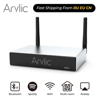 arylic a30 wifi and bluetooth 5 0 mini home amplifier hifi stereo class d digital multiroom with spotify airplay equalizer