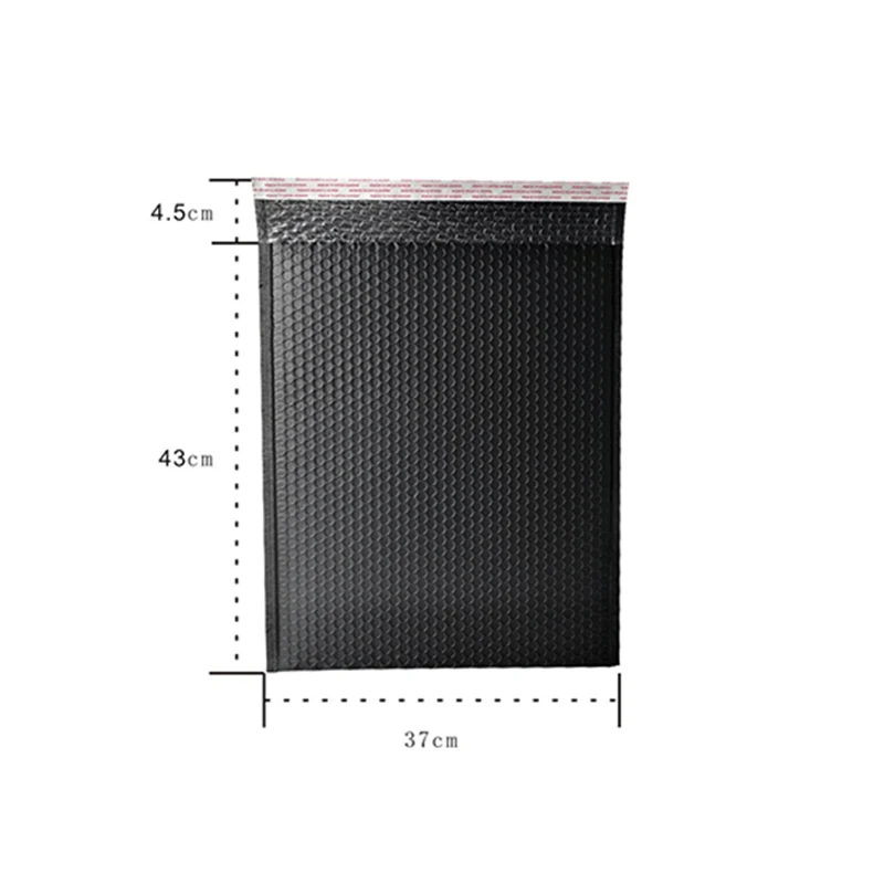 30 шт матовые черные Пузырьковые конверты полиэтиленовая пена почтовый пакет