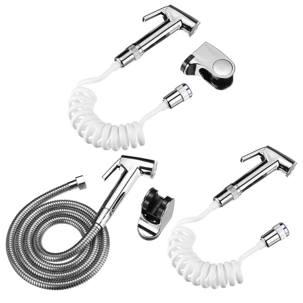 

Handheld Bidet Spray Shower Head Shattaf Toilet with Hose Kit