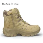 Мужские армейские ботинки, коричневые военные походные ботинки, тактические армейские ботинки для активного отдыха, Рабочая защитная обувь, ботинки для пустыни, 2022