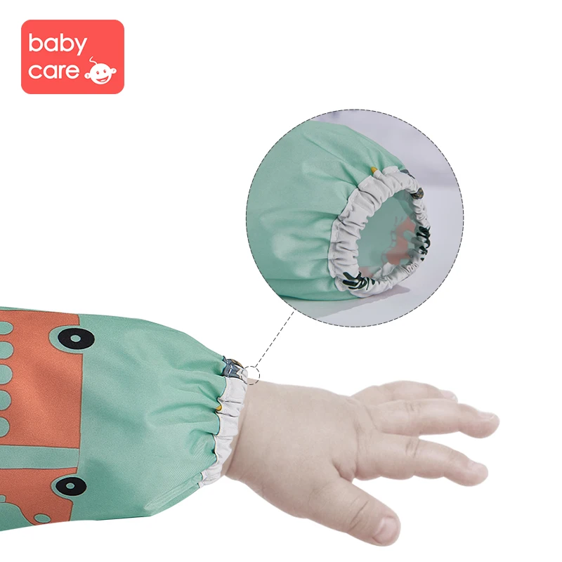 Babycare/милые детские нагрудники водонепроницаемый передник с длинными рукавами