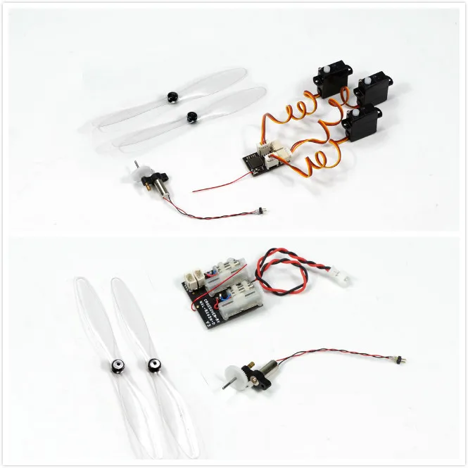 DIY Micro Brushed Power System с 4x12 щеточным двигателем микро Prop микроприемники для RC Mini Indoor