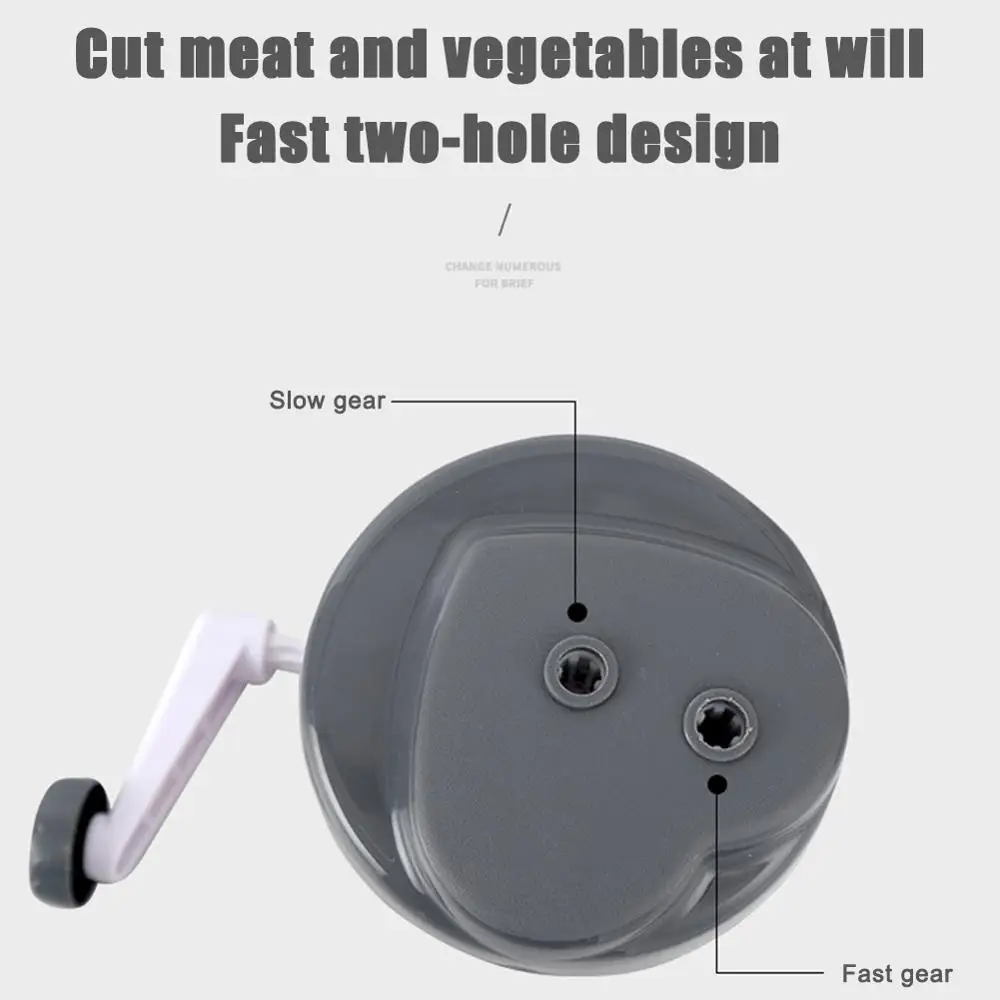 

Manual food chopper, hand-held chopper, vegetable and meat nuts, 2-layer blade kitchen chopper home kitchen accessories