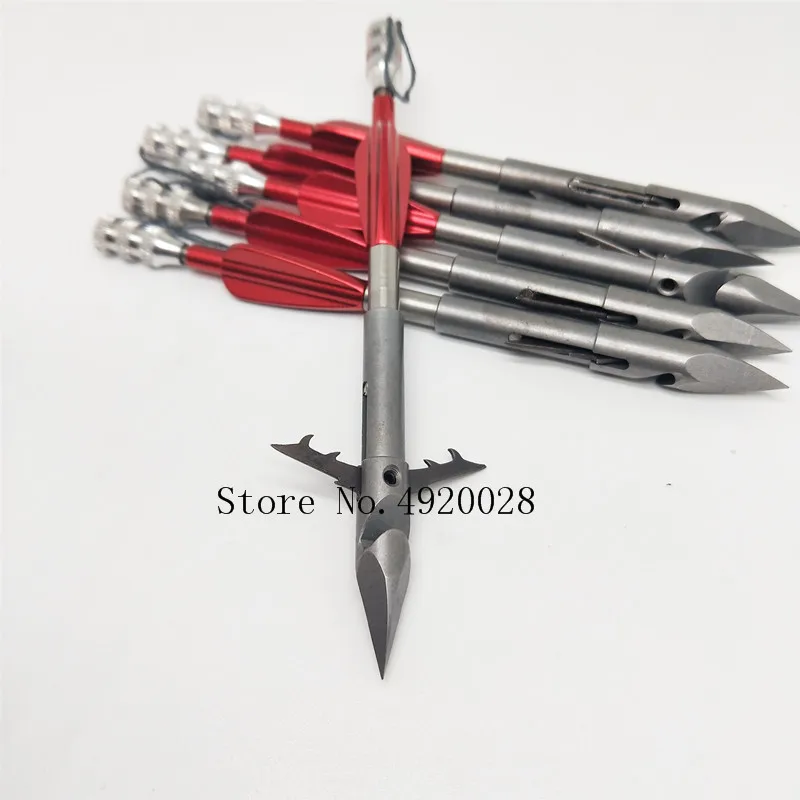 

New High Quality Stainless Steel Arrow Bow Missile Head Shooting Fish Dart Hunting Shooting Slingshot Dart 2021