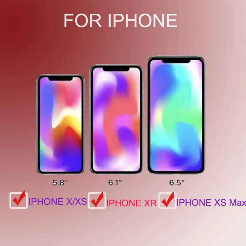 UPaitou 3 шт./упак. защита для экрана из закаленного стекла iPhone X XR XS макс 7 8 плюс Экран