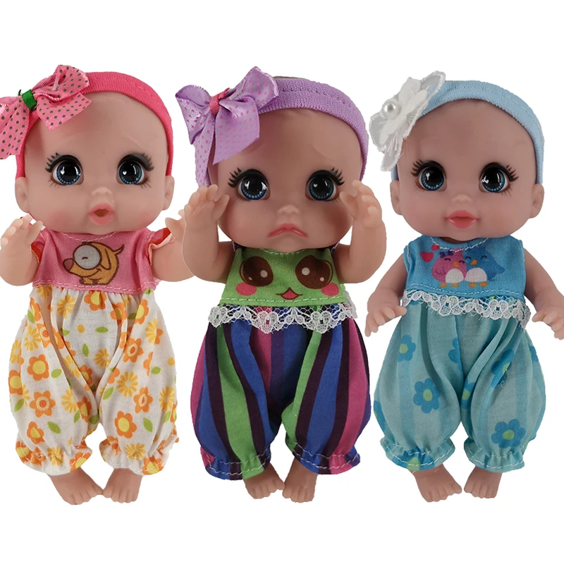 Лидер продаж миниатюрная Кукла младенец 14 16 см изящные очаровательные полностью