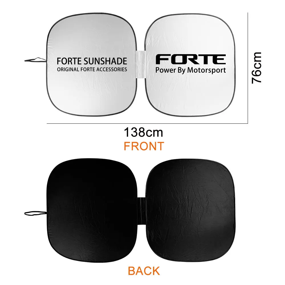 

Car Windshield Sunshades Parasol Cover For Kia Rio Picanto Sportage Ceed Cadenza Forte Optima Sorento K9 Auto Anti UV Reflector