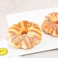 fake food artificial bread pu squishy bread festive party simulation model cake bakery photography props decor soft breads