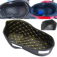 pu leather seat bucket pad motorcycle rear trunk cargo liner protector fit for gts 125 150 250 300 gtv 300 2013 2021