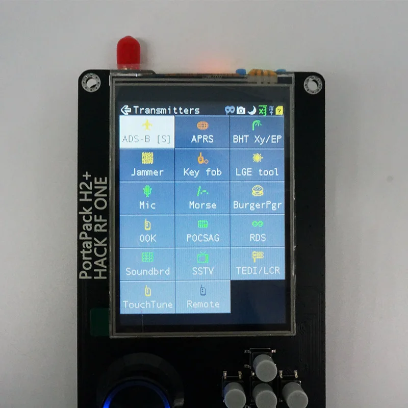 Портативный H2 для HACKRF ONE SDR + 0.5ppm TCXO Аккумулятор 2100 мАч сенсорный ЖК-дисплей 3 2