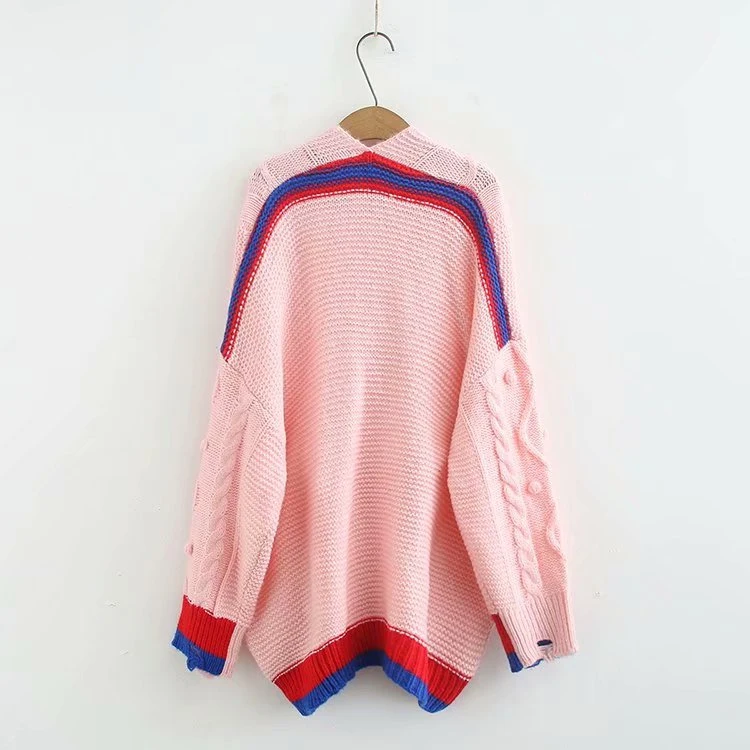 H. SA blusa de frio feminina женский зимний толстый теплый свитер кардиганы однобортный скрученный корейский длинный жакет пальто трикотаж