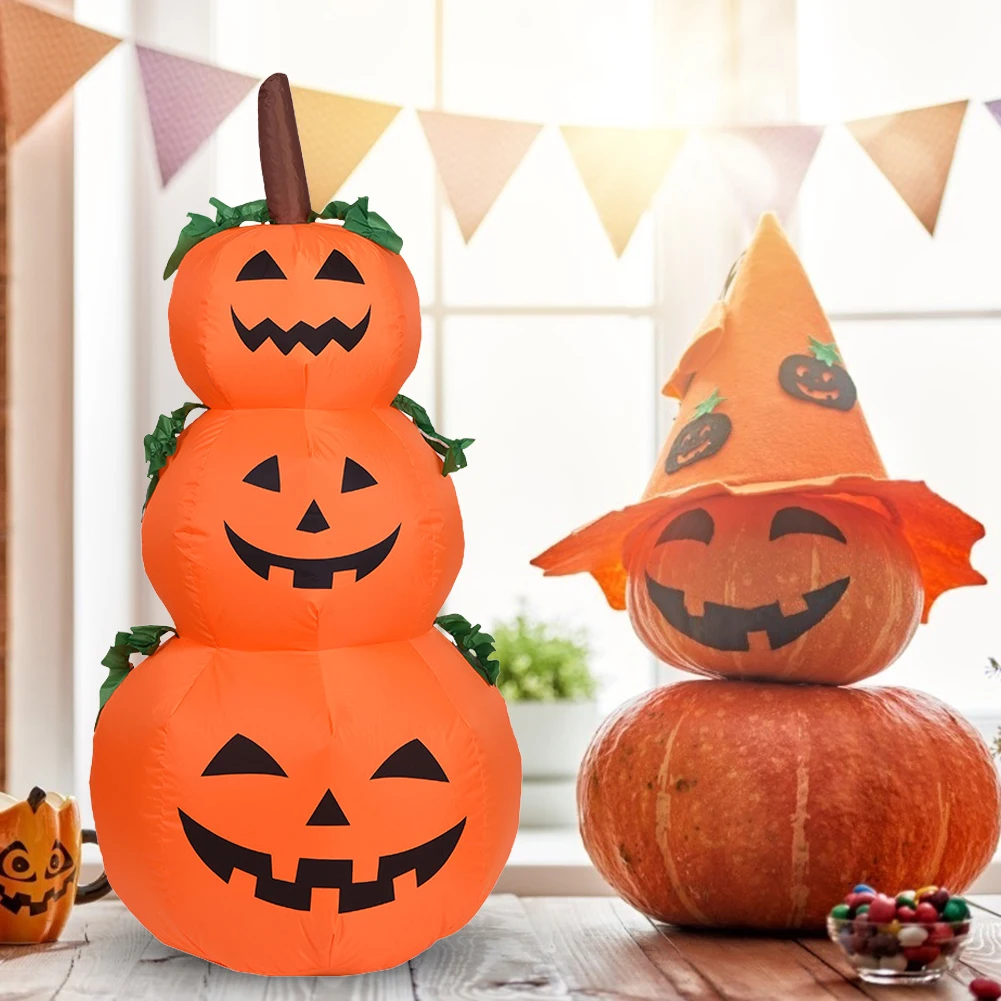 

Dedicated Halloween Pumpkin Inflatable Air Mold 1.2 Meters Pumpkin Ghosts Halloween Decoration Inflatable Toys