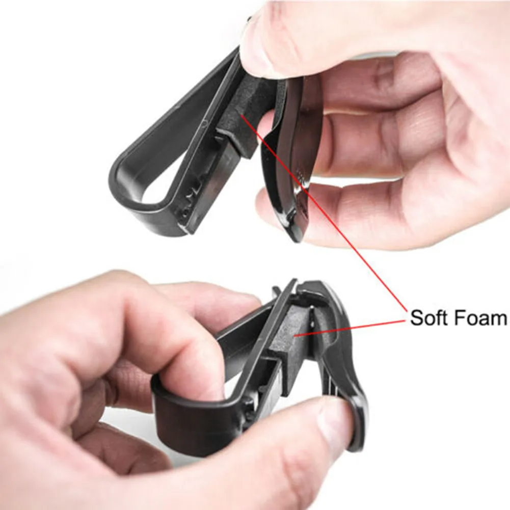 

Accessory Car Glasses Clip Black Card Holder Glasses Mount Parts Plastic Receipt Replacement