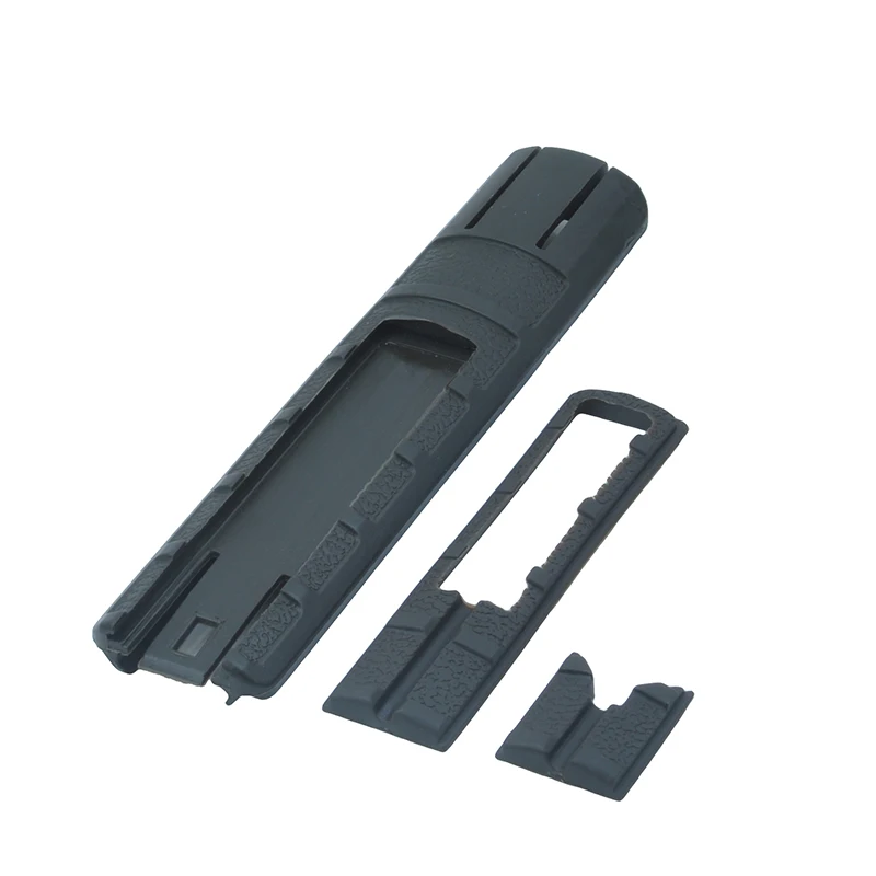 Серый Airsoft TD BATTLE GRIP RAIL COVER защитная накладка на давление с карманом Softair подходит для 20 мм Rails Softair светильник переключатель держатель MP02011 - Цвет: Серый