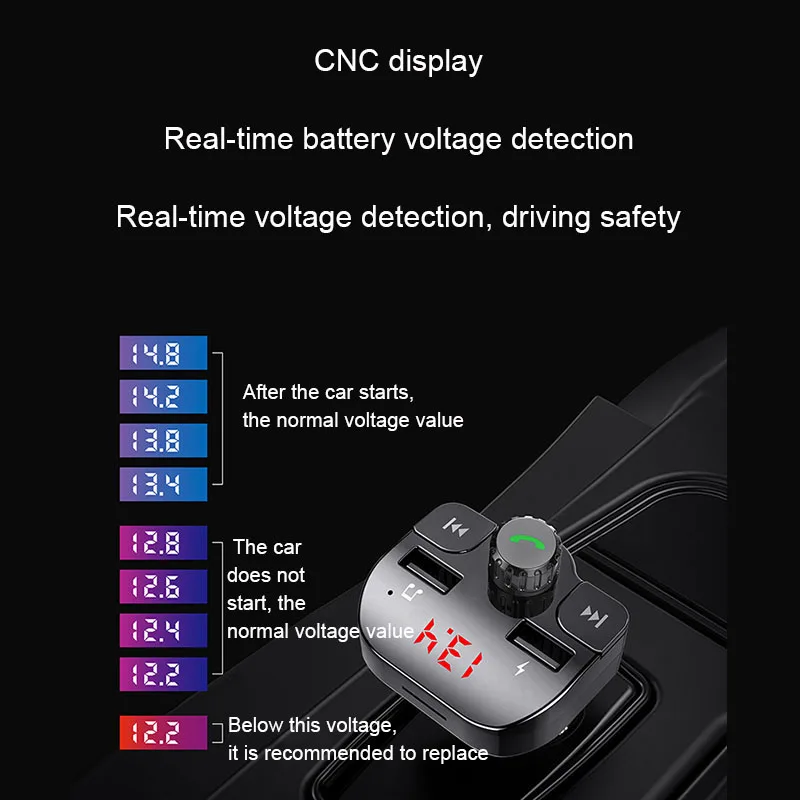 

G15 Handsfree Call Car Dual USB Port Charger Wireless Bluetooth Mp3 Music Stereo