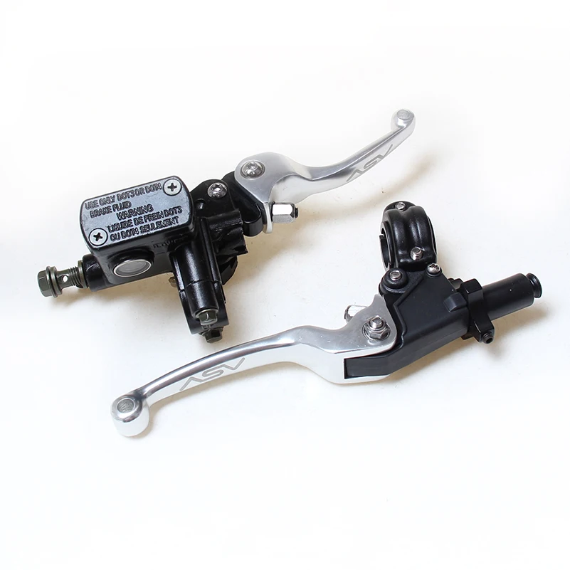 Гоночные детали ASV Logo CNC Складной тормозной рычаг сцепления с передним насосом