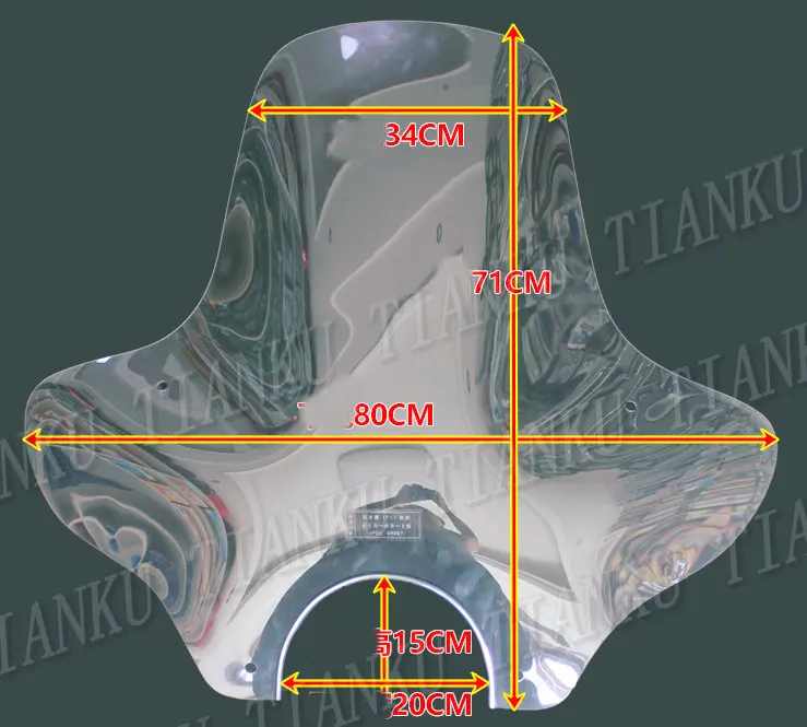 Мотоциклетное прозрачное ветровое стекло для Kawasaki Vulcan Classic VN 400 VN500 VN800 900 1200 1500 1600