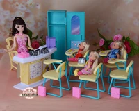 original for barbie school desk princess 16 bjd doll furniture accessories school desk set kindergarten classroom teacher toy