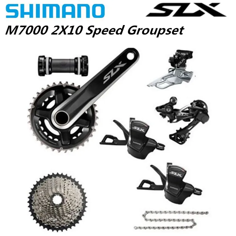 Shimano SLX M7000 2x11 22 скорость 170 мм/175 мм набор групп 7 шт. SLX M7000 двойной набор групп 11-40 11-42T 11-46T