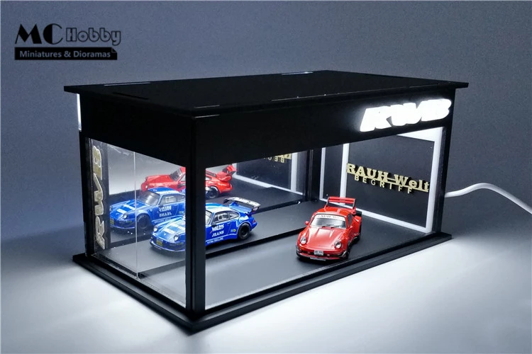 MC Hobby 1:64 собранное светодиодное освещение диорама автомобили выставочные залы