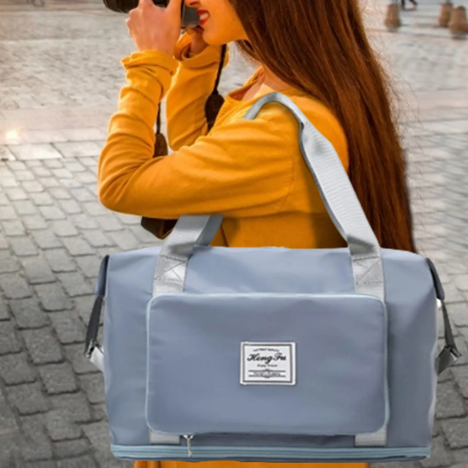 Складные вместительные женские сумки для спортзала сумка на плечо Женская