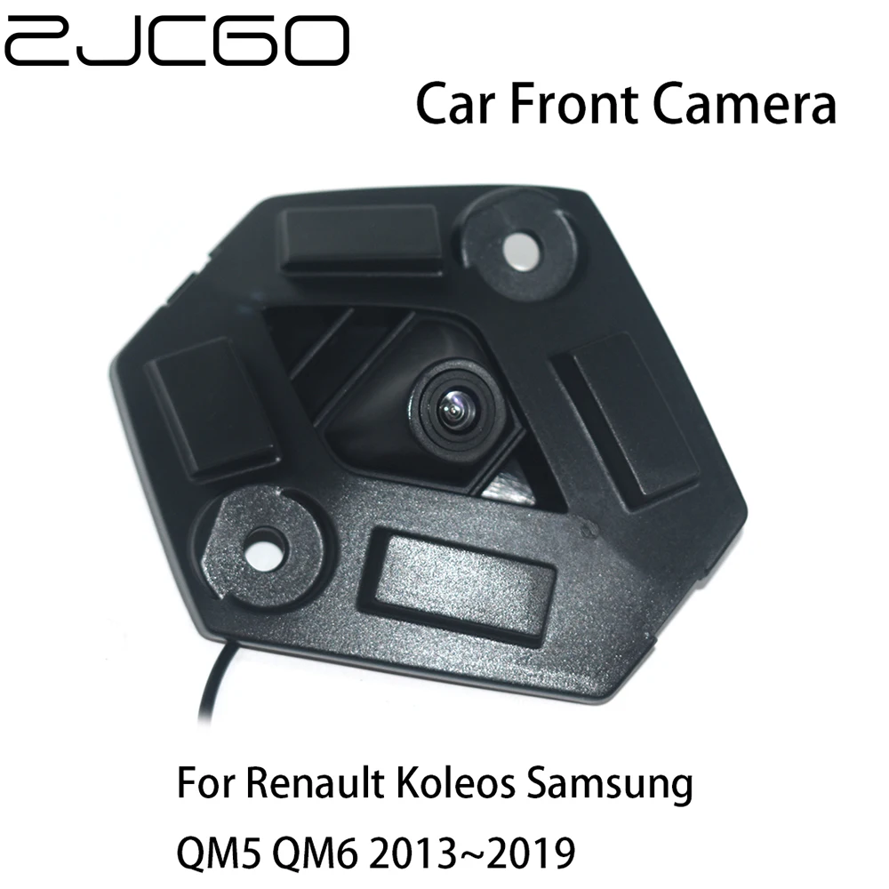

ZJCGO CCD HD камера для парковки с логотипом Переднего Вида, водонепроницаемая, с ночным видением, с положительным изображением для Renault Koleos QM5 QM6 ...