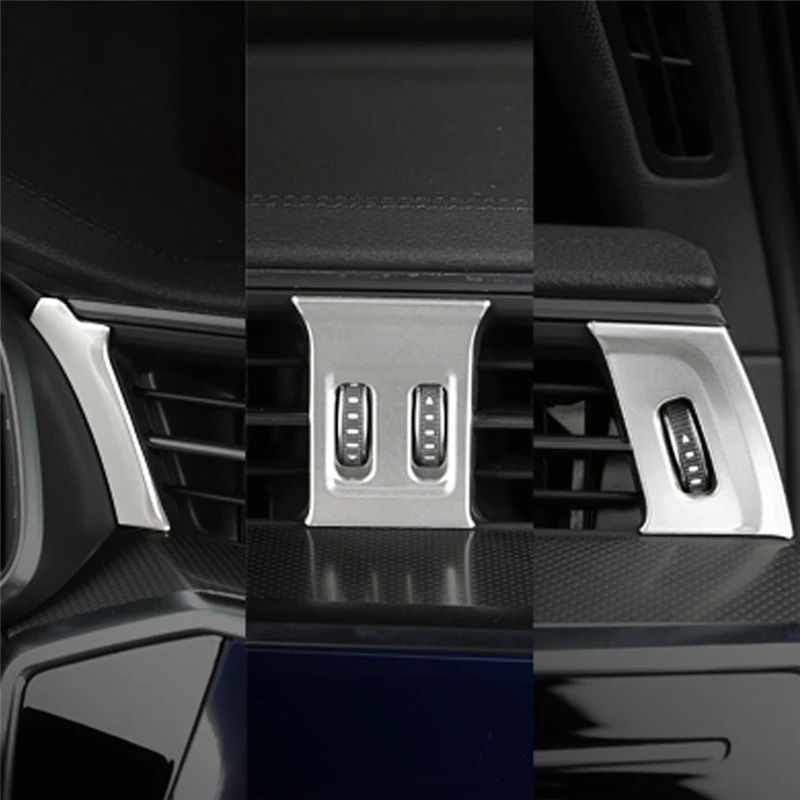 Для Audi A6 C8 автомобильный Стайлинг переднее сиденье A/C вентиляционное отверстие панель Крышка отделка рамка наклейка интерьерные аксессуары