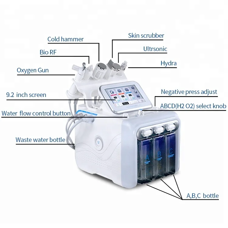 Профессиональная многофункциональная Hydra Aqua Hydrodermabrasion лица микродермабразия