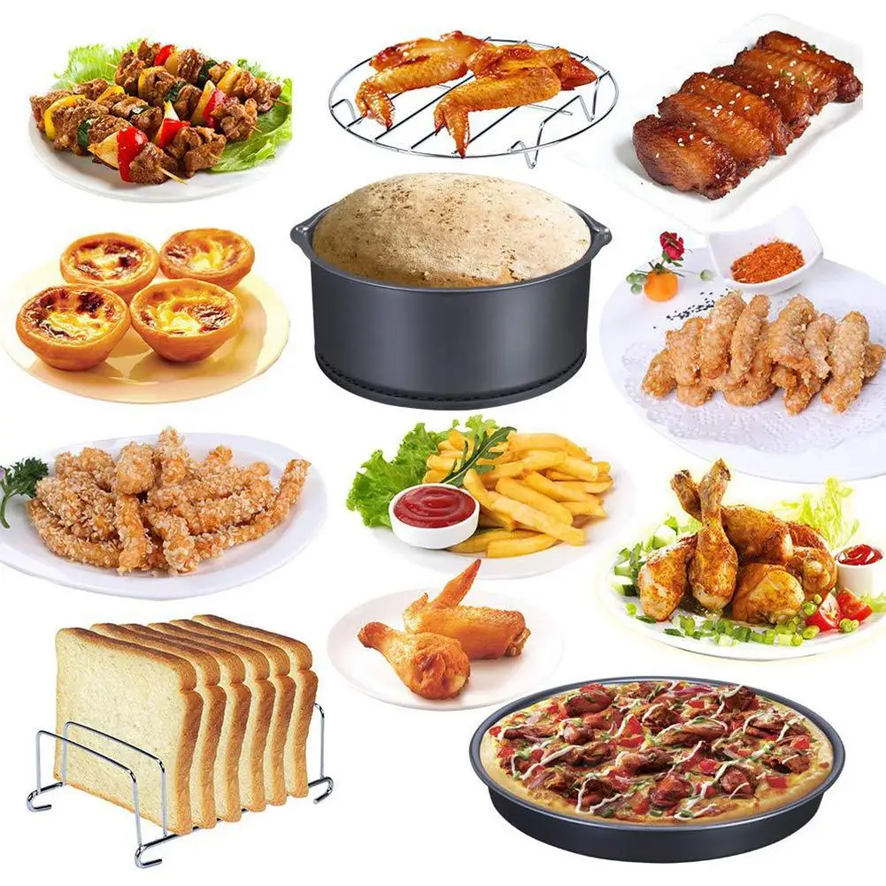 12 шт. аэрофритюрница для приготовления блюд без аксессуаров подходит Airfryer 5 2-6.8QT