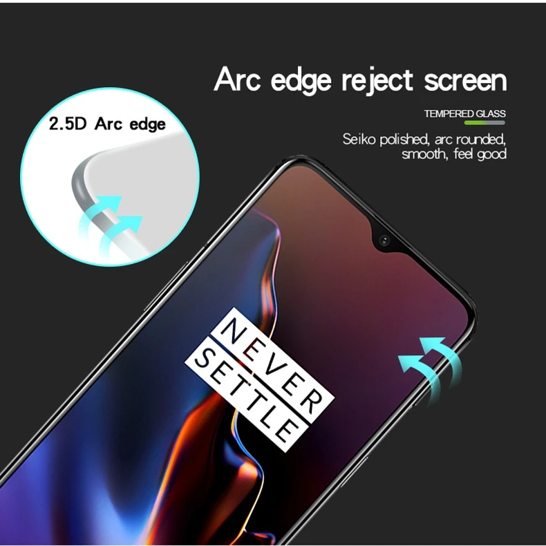 MOFI для OnePlus 6 T/OnePlus 6 закаленное стекло пленка Взрывозащищенный Полный экран протектор для OnePlus экран защитное стекло