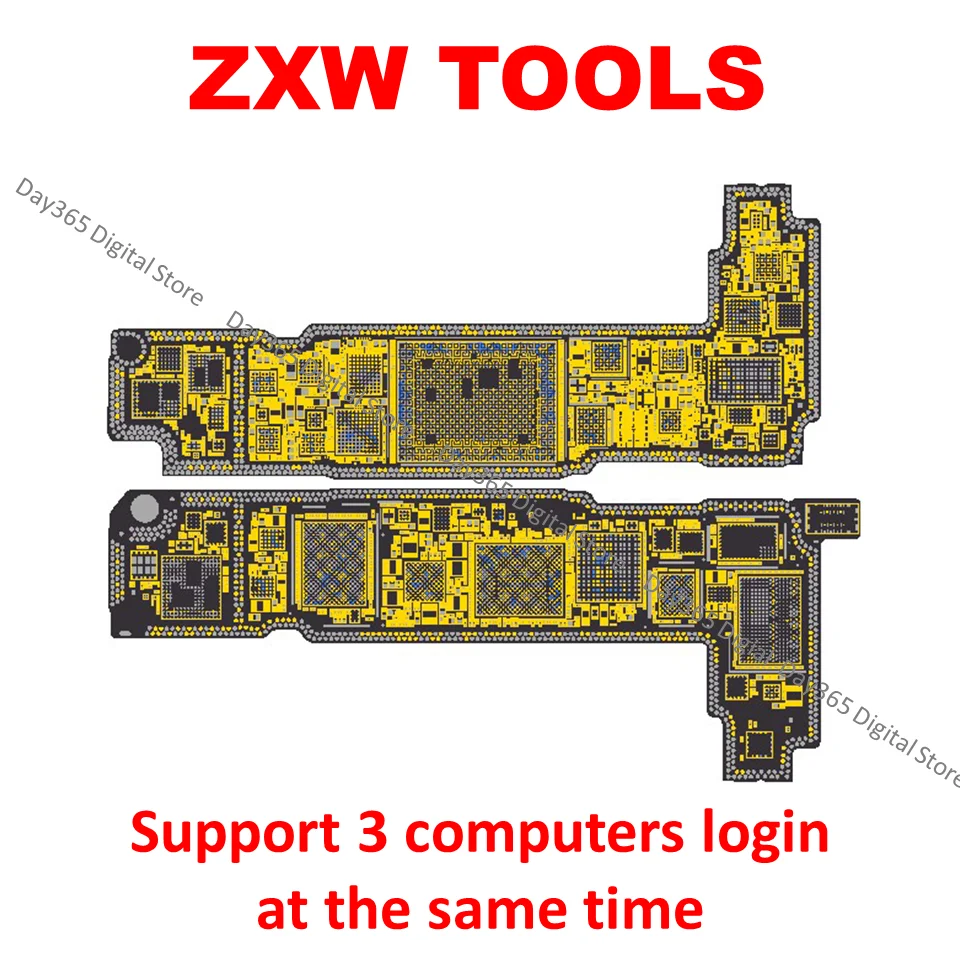 Official ZXW Team zxw tools V3.3 for Mobile phone motherboard repair drawing 1 Year . |
