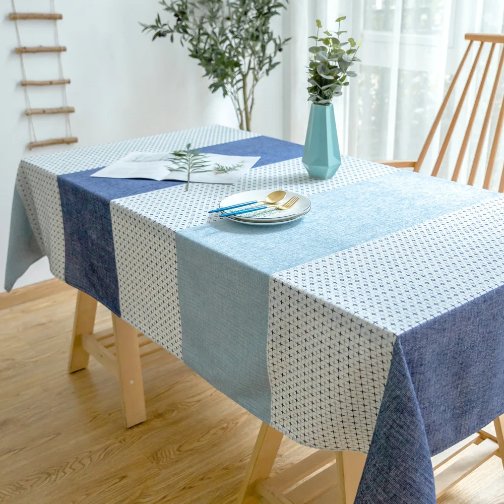 

Nordic Modern Table Cloth Rectangle Large Size Tablecloth Linen Cotton Home Office Hotel Party Desk Decoration Nappe de Table
