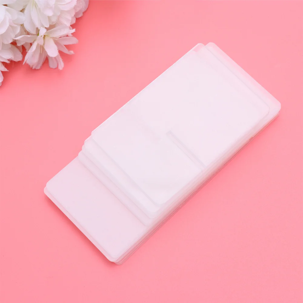 

4 Suits Mobile Phone Stand Acrylic Display Rack Desktop Detachable Mobile Phone Stand for Home(Transparent)