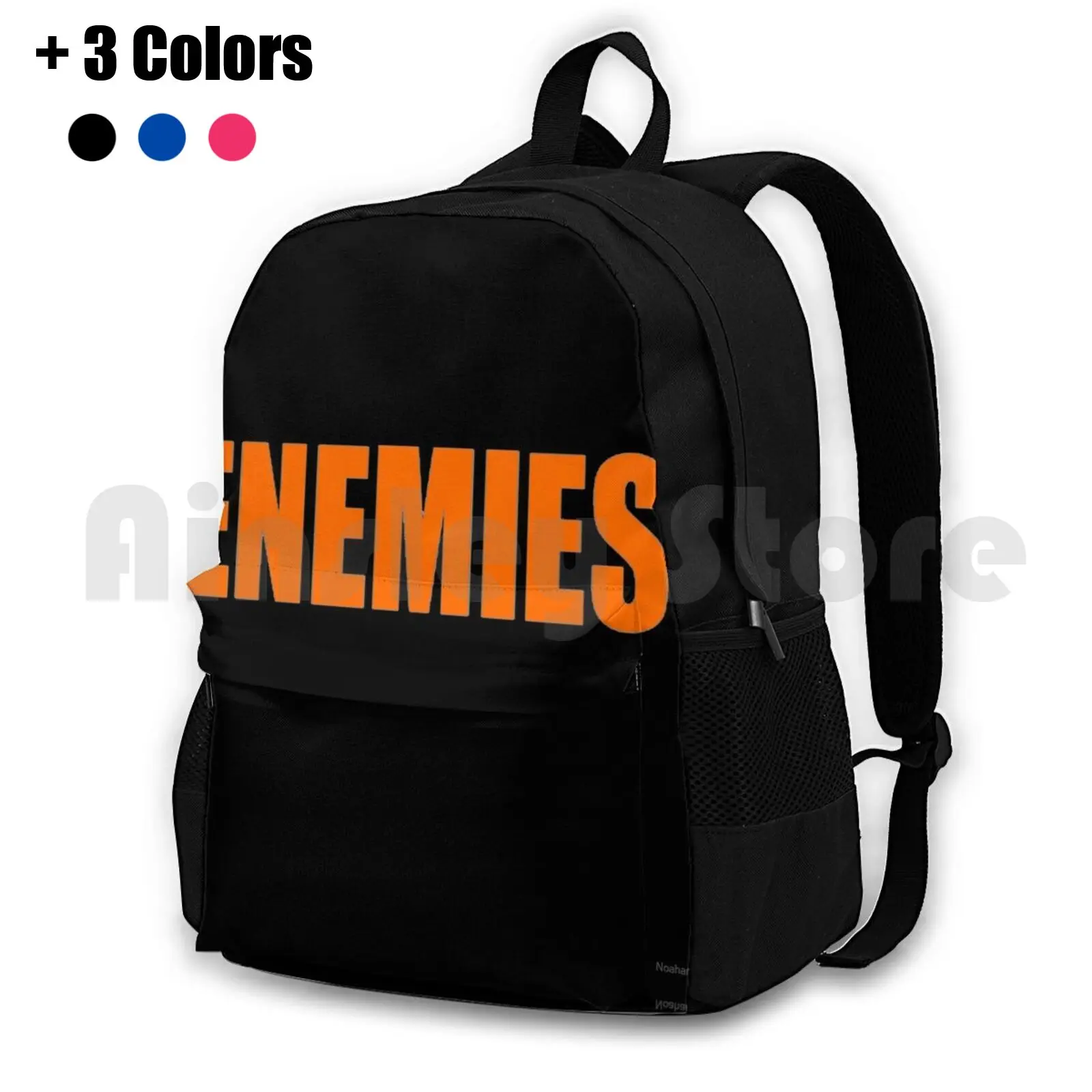 

Enemies-Edit Outdoor Hiking Backpack Waterproof Camping Travel Bands Based Basedgod Cars Money Classic Cool Diamond Daddy