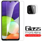 Закаленное стекло для камеры Samsung Galaxy A22 4G, Защитная пленка для экрана Samsung A 22 SM-A225F 6,4 дюйма, Защитная пленка для телефона