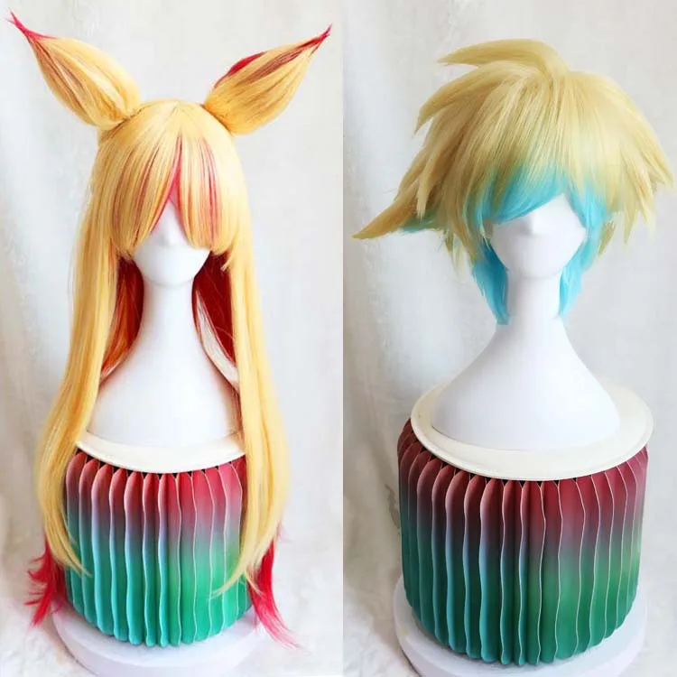 Парик для косплея LOL Star Guardian Ahri EZ Ezreal Soraka Miss Fortune Syndra|Игровые костюмы| |