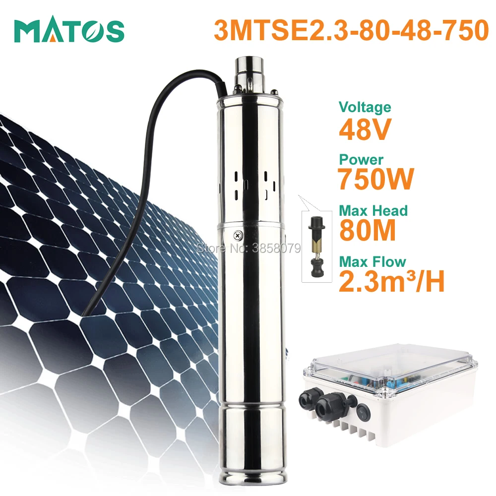 

48v 1hp dc brushless stainless steel deep well screw solar submersible borehole water pump prices for home garden irrigation