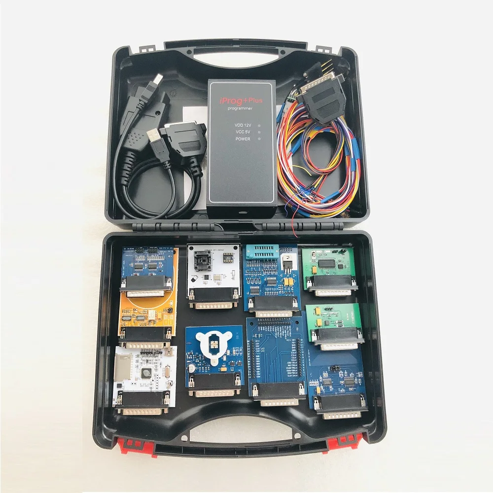 Iprog + Plus 12 адаптеров IMMO одометр коррекция пробега сброс подушки безопасности plus 777