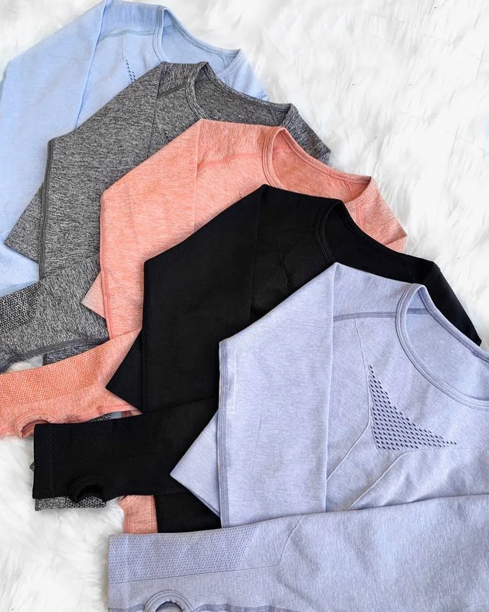 

Women's Tracksuit Yoga Set Seamless Jogging Gym Set Clothing Sports Bra Leggings Workout Sports Tights Women Fitness Sports Suit