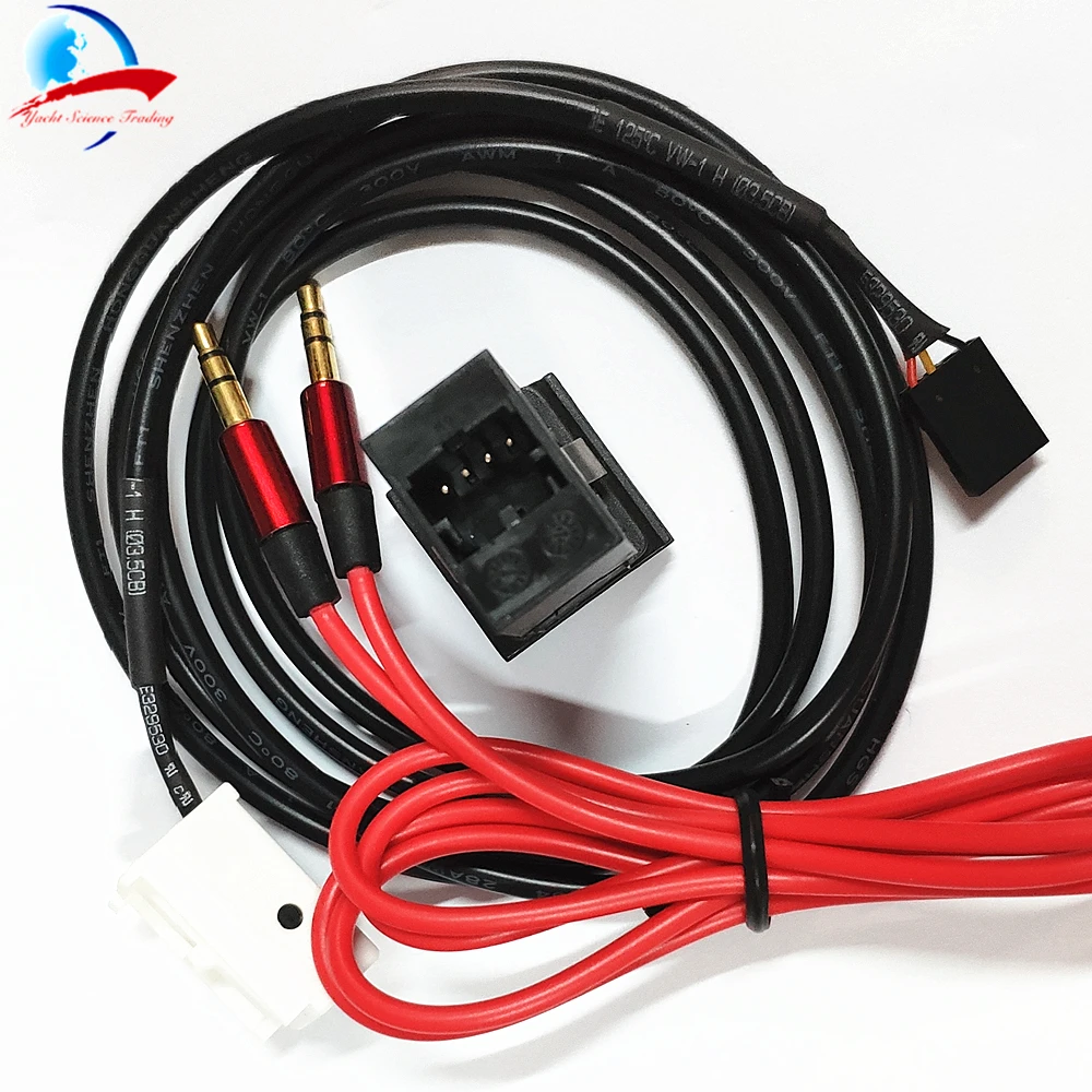 1 шт. кабель переключения AUX USB адаптер для RCD510 RNS510 RNS315 RCD310 RCD300 VW Golf/GTI/R MK5 MK6 Jetta 5KD035724 GW