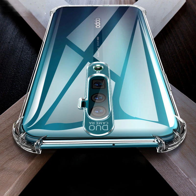 Прозрачный защитный чехол с подушкой безопасности для oppo reno 2 2f 2z 10x zoom ace x2 pro