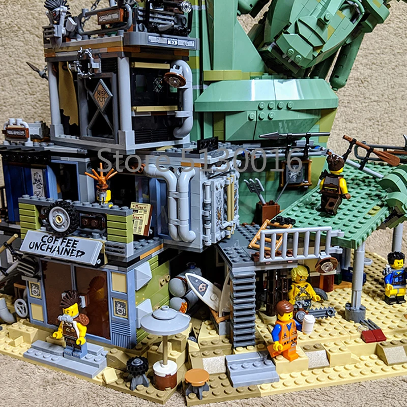 45014 Добро пожаловать в apocalypseberg, 3560 шт., модель Creator Movie 2, строительные блоки, совместимые с 70840, детские развивающие игрушки