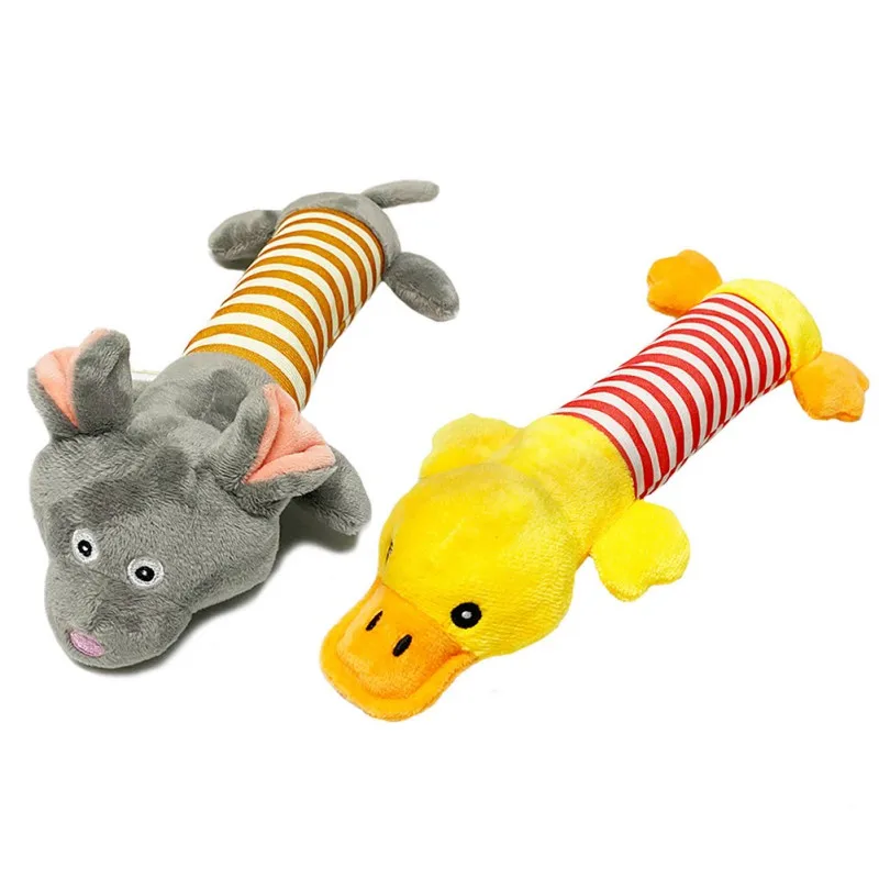 

Funny Pet Chewing Plush Toys Dog Cat Squeaky Chew Sound Dolls Duck Sheep Fit for All Pets Pet Products
