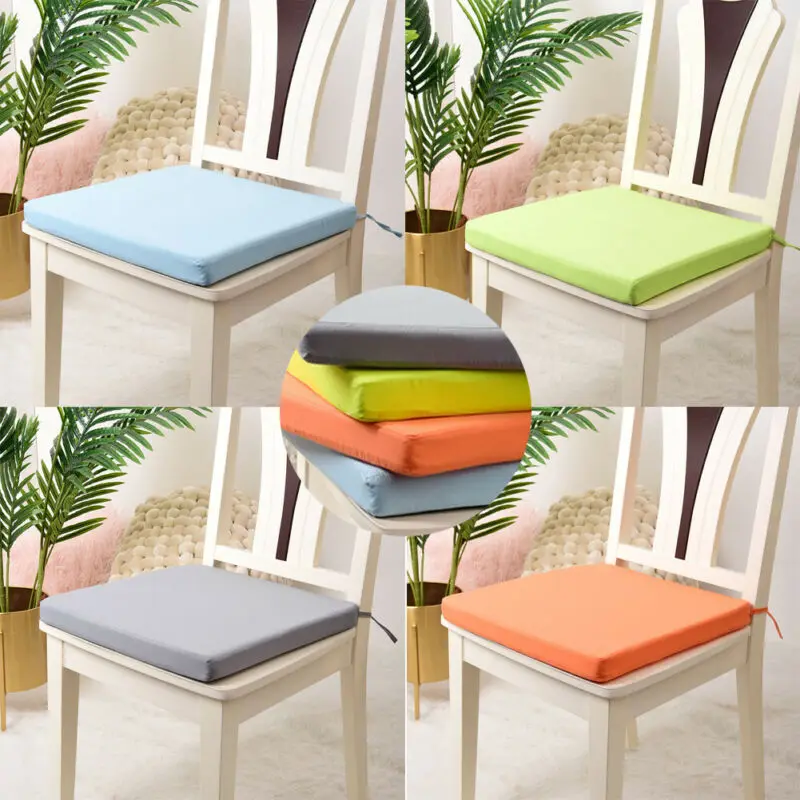 Съемный квадратный мягкий стул Подушка Открытый галстук на сад патио столовая