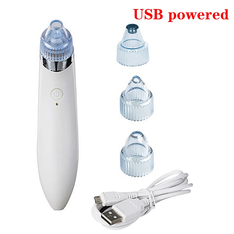 USB Charging powered Профессиональный вакуумный аппарат для очистки пор для удаления черных точек электрическая отшелушивающая очистка от акне coedo всасывающая машина для красоты лица dfdf - Цвет: USB Charging powered