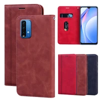 phone protective case for xiaomi redmi 9a 9c flip cover pu leather case for redmi 9 power 9at 9i funda wallet shell etui capa