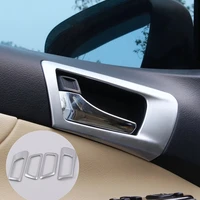 for toyota camry 2015 2016 2017 abs matte car inner door handle bowl frame cover trim sticker car styling accessories 4pcs
