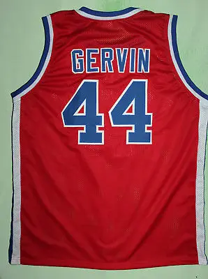 

#44 GEORGE GERVIN VIRGINIA Basketball Jersey Stitched Custom Any Number Name jerseys