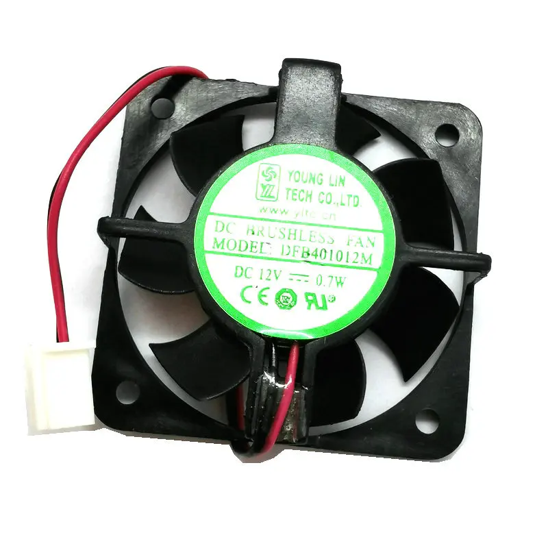 Новый оригинальный для yonglin DFB401012M 40*10 мм 12V 0 7 W 2 провода видео телефон двери в