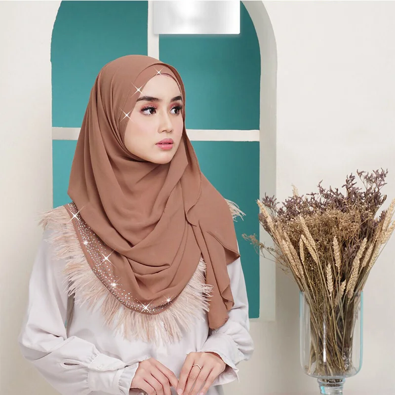 Рисунок 5 - Женский шифоновый шарф с крист